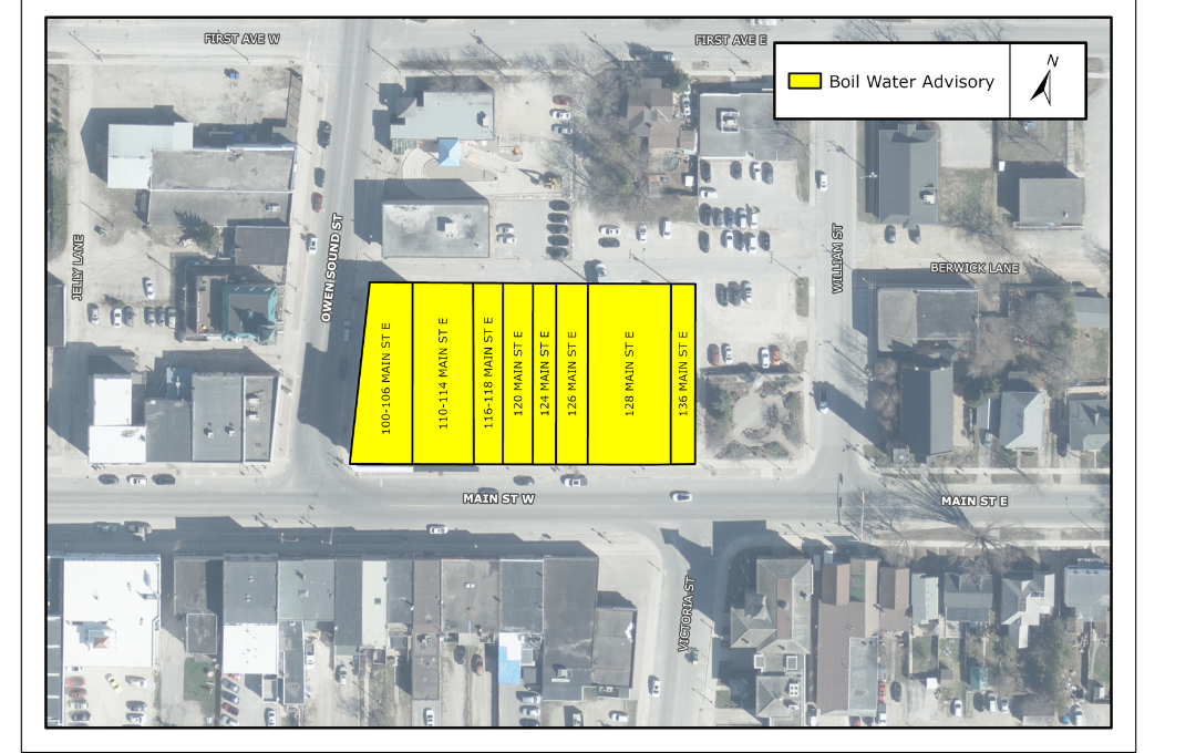 Map of catchment area