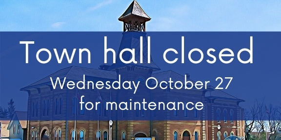 Town hall office closed
