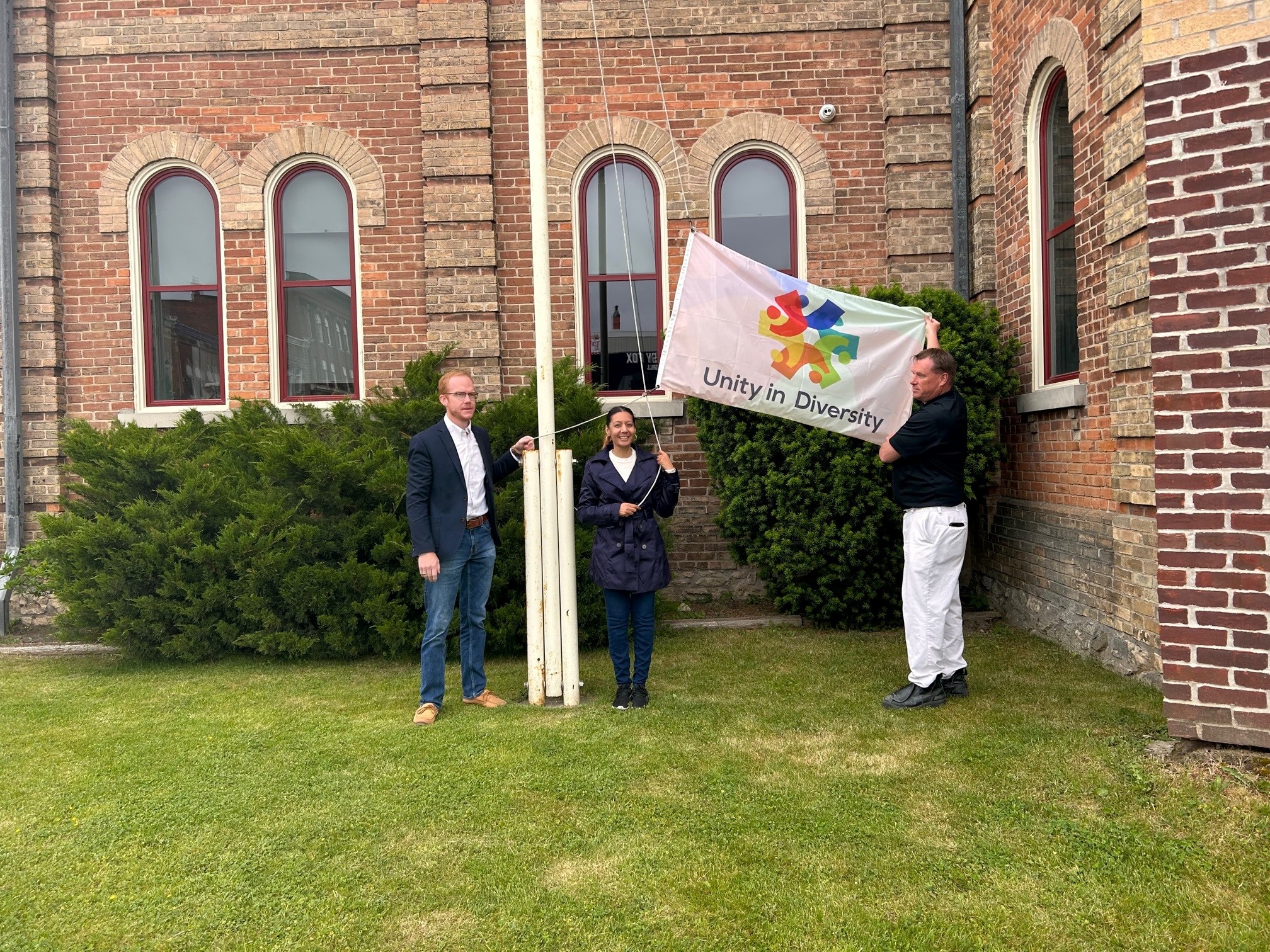 Unity Flag Raising
