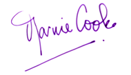 Marnie Cook Signature in the color purple