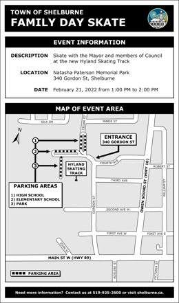 Outdoor Skating Track Map
