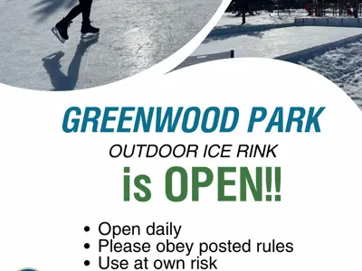 Greenwood Park Outdoor Ice Rink - Now Open