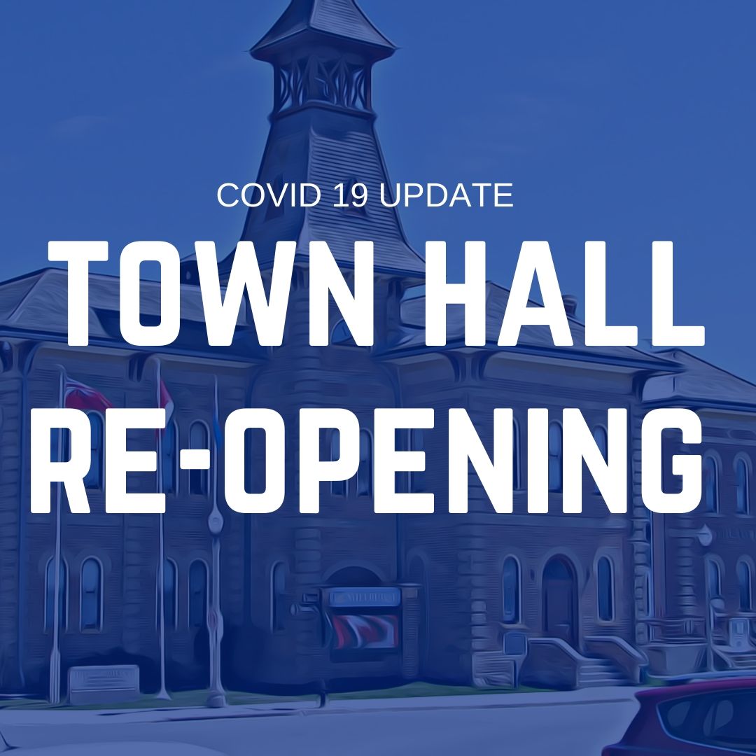 Town hall reopening Sept. 8