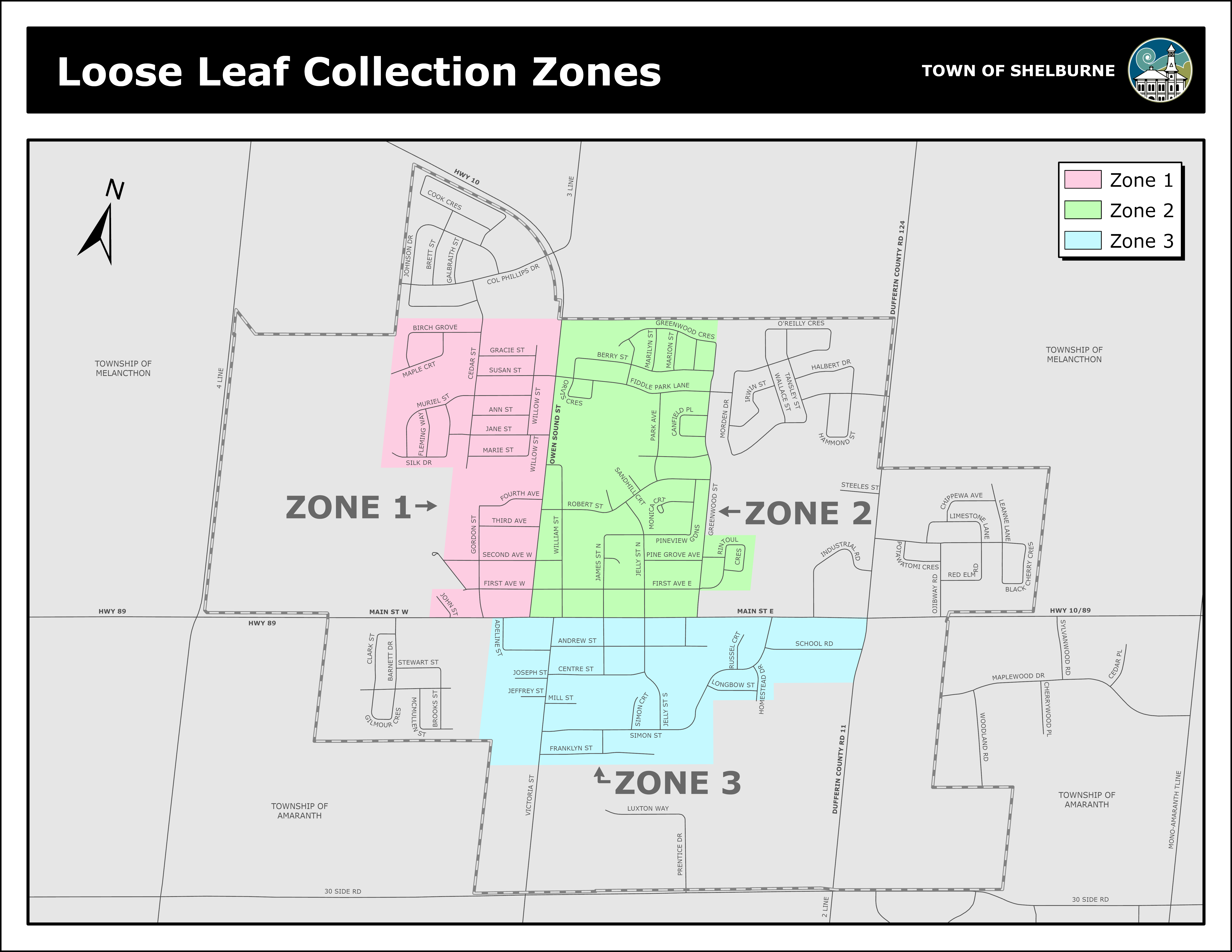 Loose Leaf Zones mapping