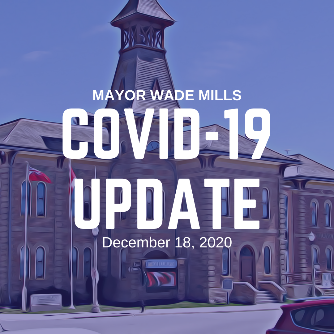 Mayor Covid 19 update December 18, 2020
