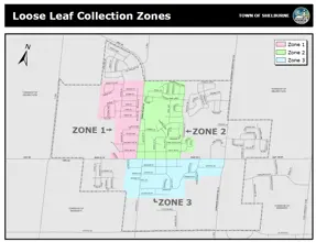 2025 Loose Leaf Collection Zones Map