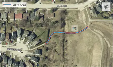 Simon Street Park pathway Resurfacing 