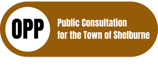 button with link to OPP Public consultation for the Town of Shelburne
