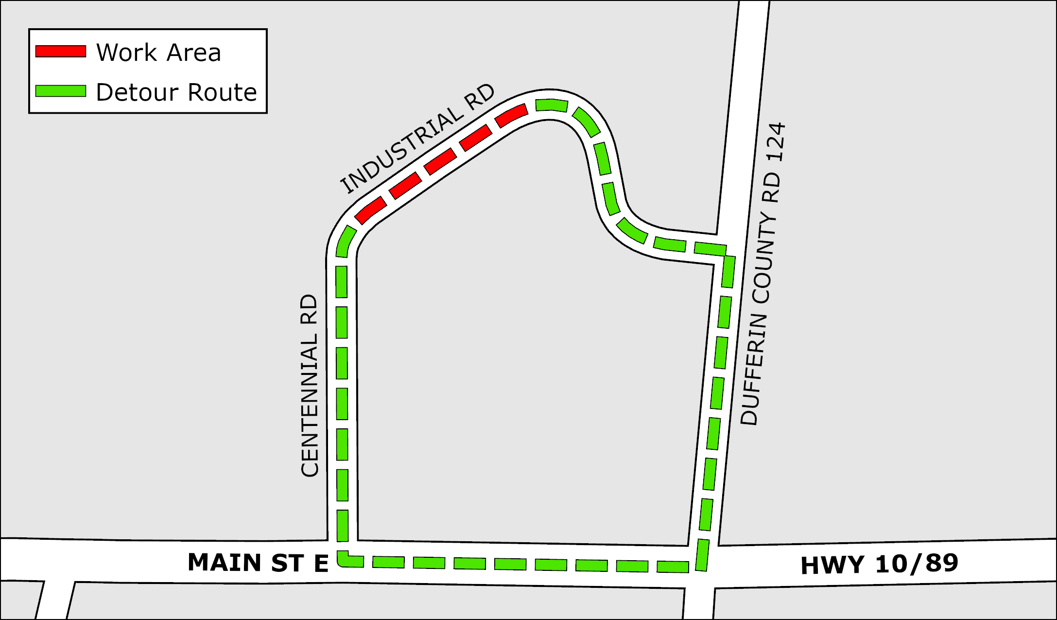 Road resurfacing Area 1