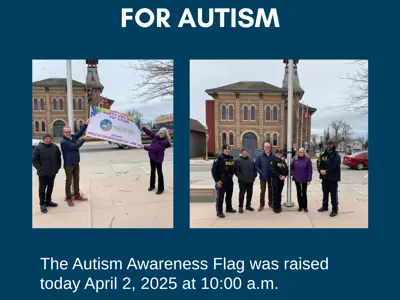 Autism Awareness Day Flag Raising Ceremony 