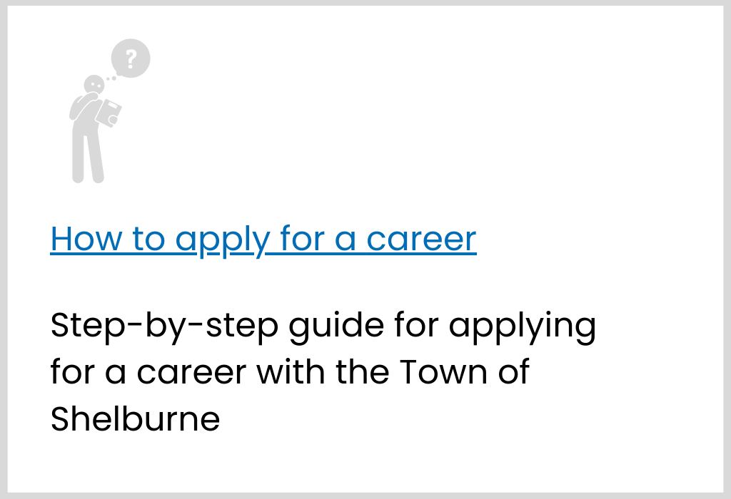 How to apply to the Town of Shelburne